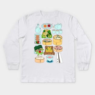 Sunday Dim Sum Kids Long Sleeve T-Shirt